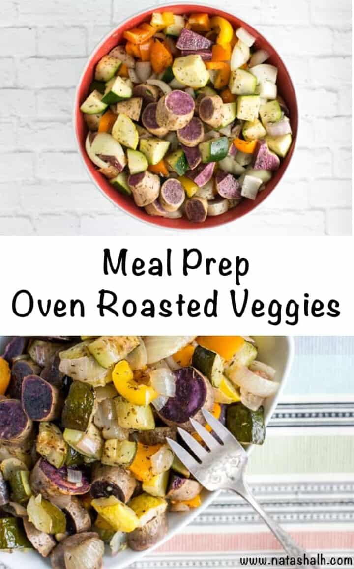 Weekly Meal Prep Oven Roasted Veggies - The Artisan Life