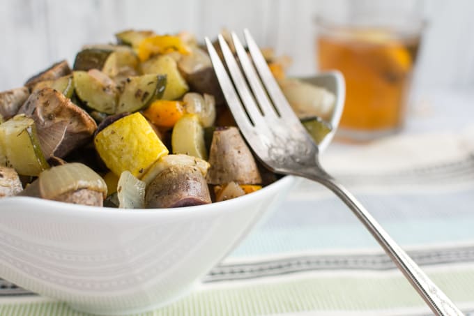 oven roasted fall vegetables