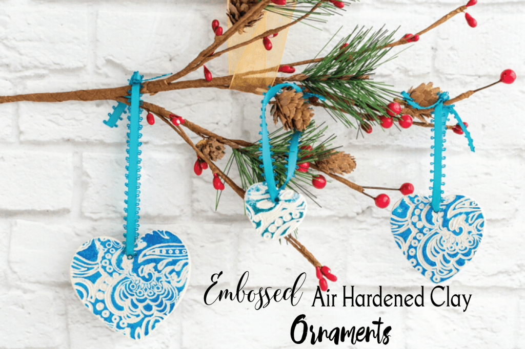 Embossed Air Hardened Clay Ornaments