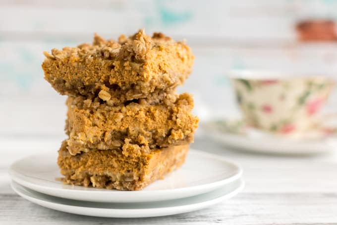 Greek Yogurt Pumpkin Pie Bars