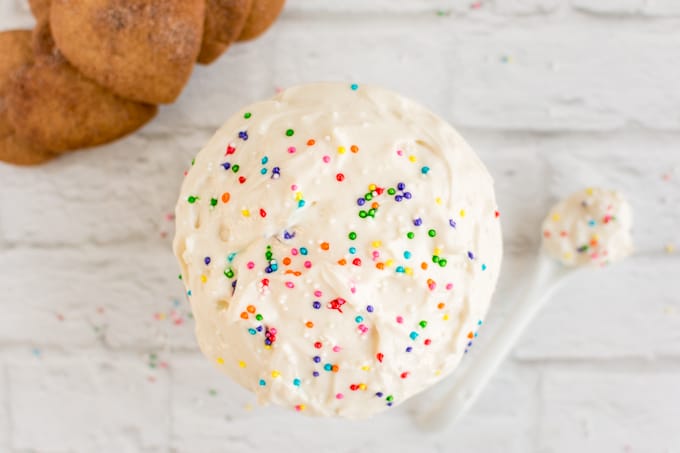 Greek yogurt cake batter dip