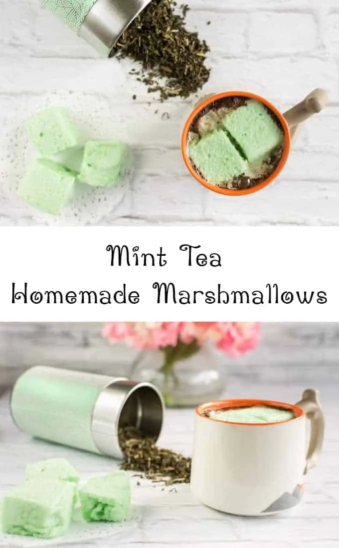 Mint Tea Homemade Marshmallows