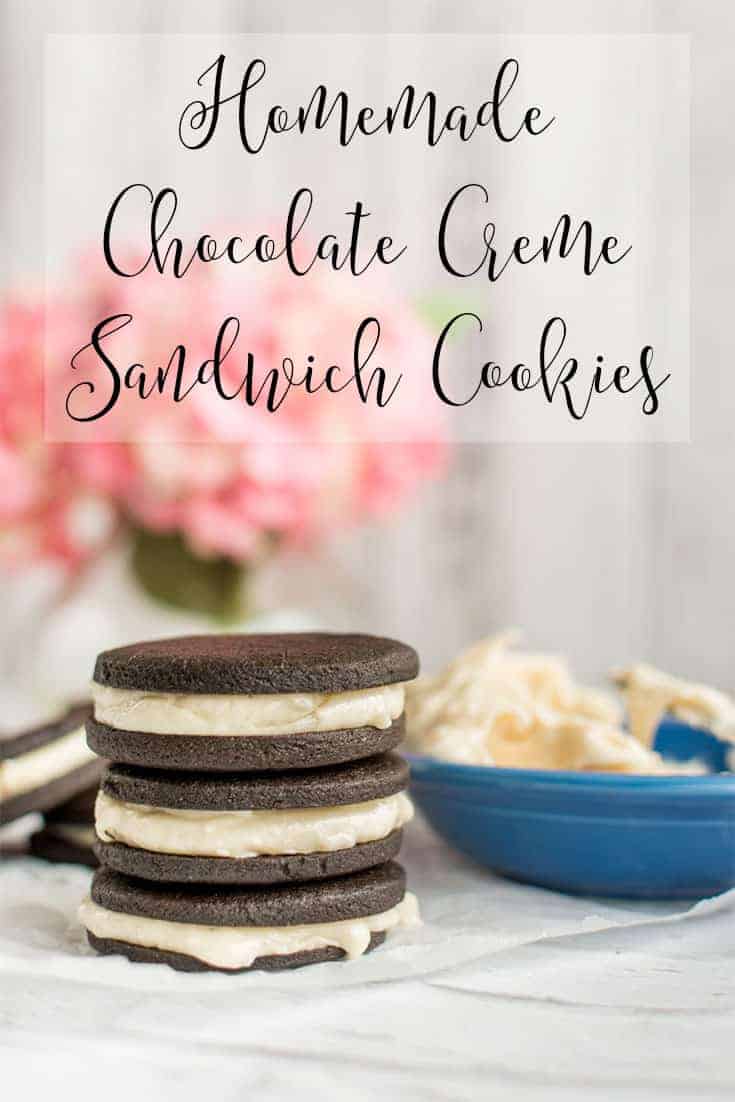 homemade chocolate creme sandwich cookies recipe