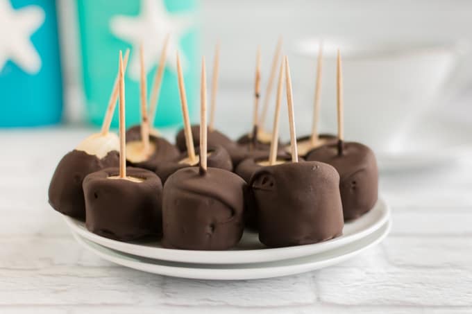 Paleo and Vegan Chocolate Banana Bites