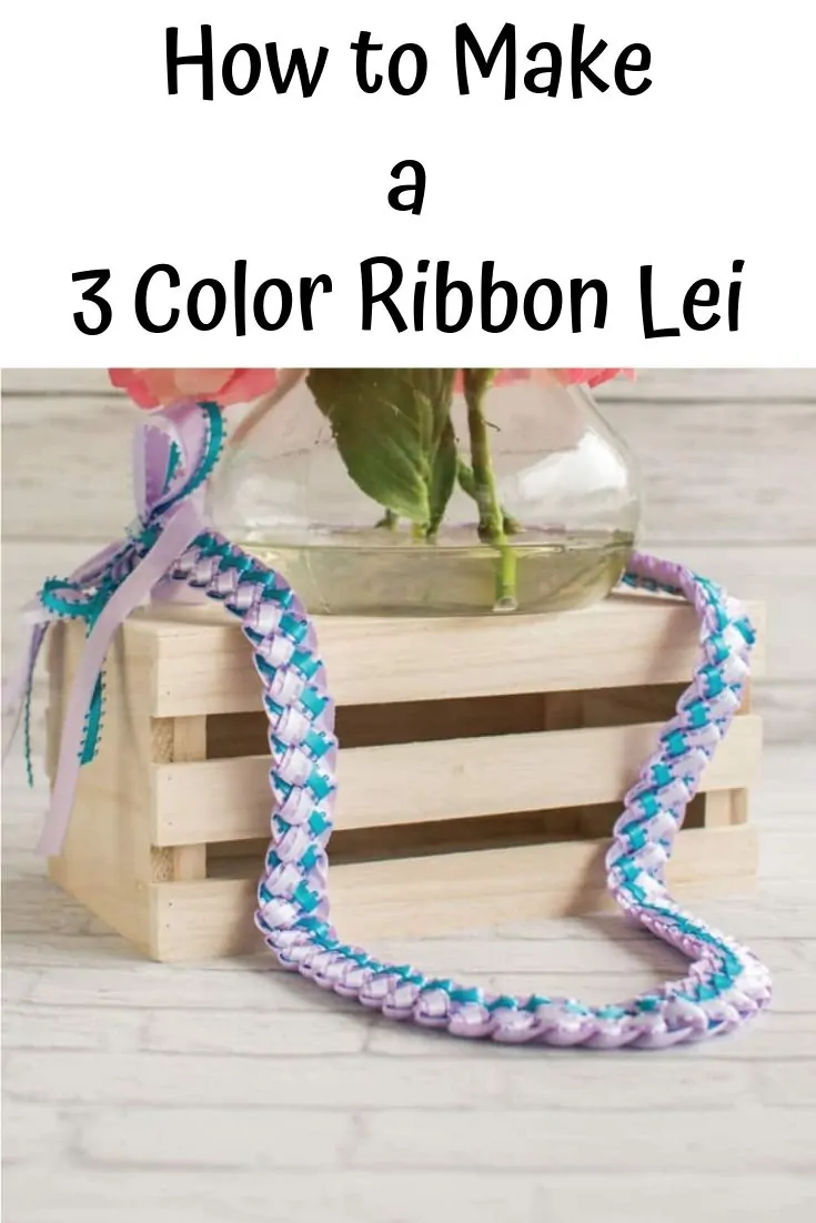How to Make a Three Color Ribbon Lei