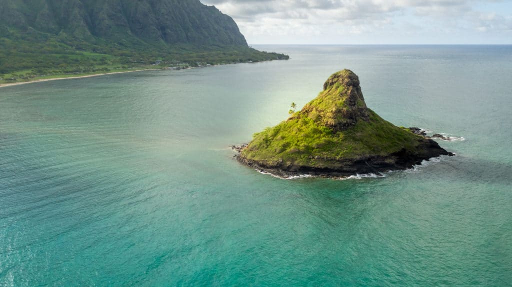 Chinaman's Hat from Kualoa Regional Park