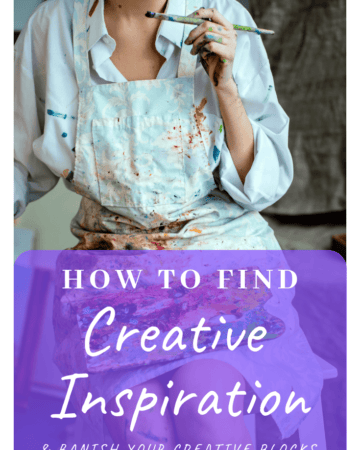 How to Find Creative Inspiration - with free printable worksheet!