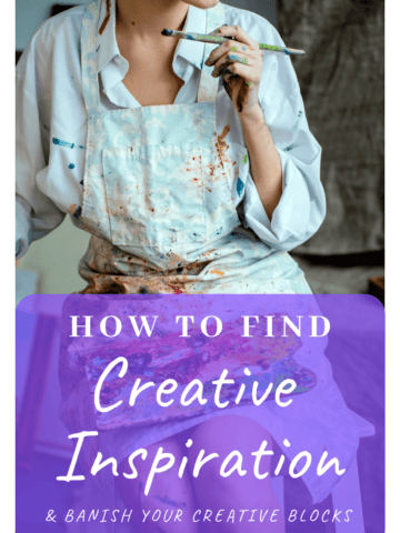 How to Find Creative Inspiration - with free printable worksheet!