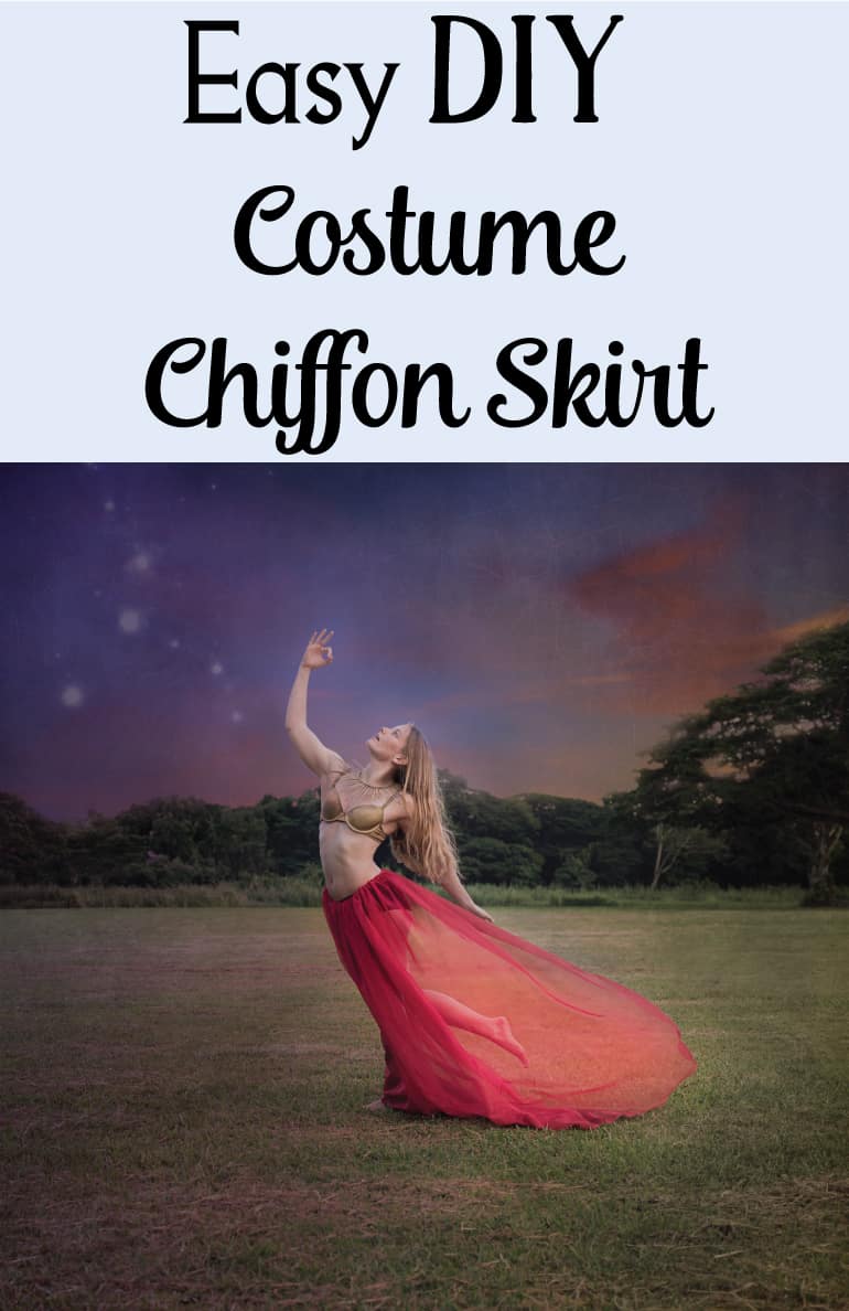 Easy Costume Chiffon Skirt Tutorial