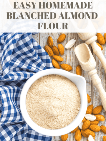 easy homemade blanched almond flour recipe