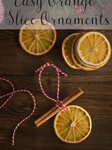 Orange slice ornaments tutorial - simple and delicious smelling!