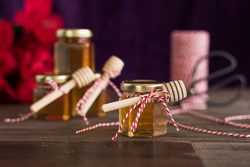 spiced honey DIY favors