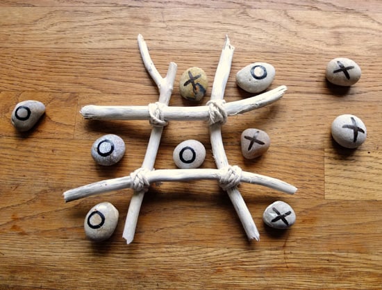 Driftwood crafts - tic tac toe