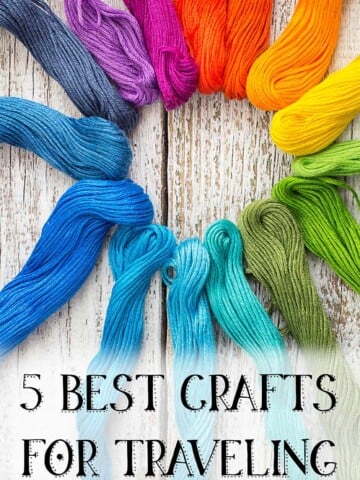 5 Best Crafts for Traveling - Portable crafts for travel and vacation