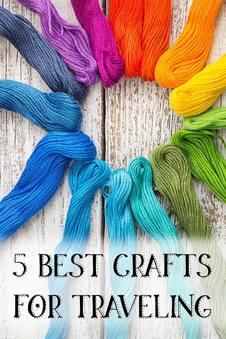 5 Best Crafts for Traveling - Portable crafts for travel and vacation
