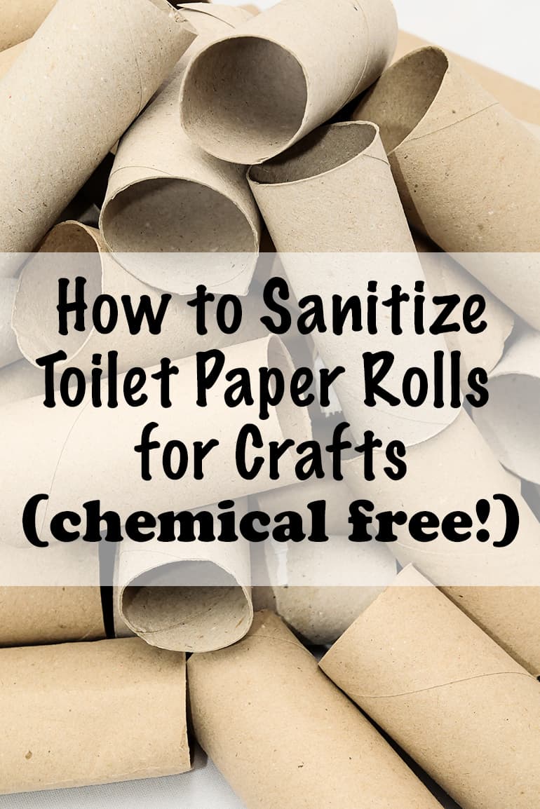 How to Sanitize Paper Rolls for Crafts - How to Sanitize Toilet Paper Rolls  Chemical Free - The Artisan Life