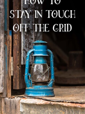 How to stay in touch off the grid