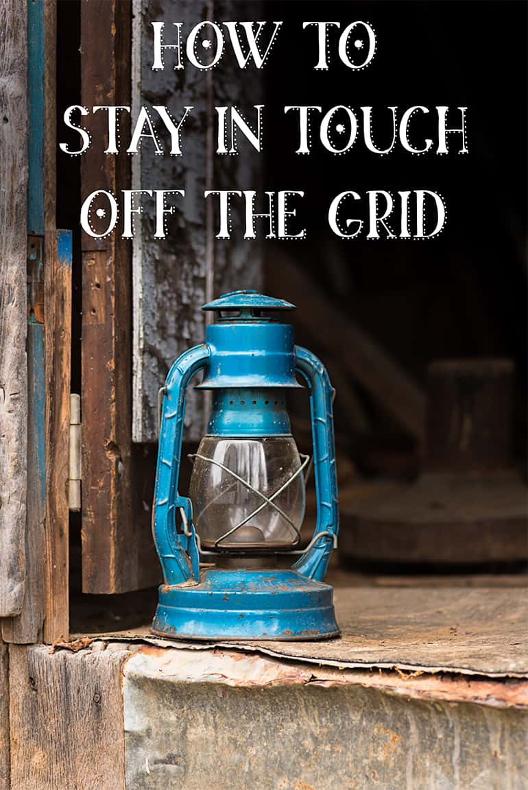 How to stay in touch off the grid