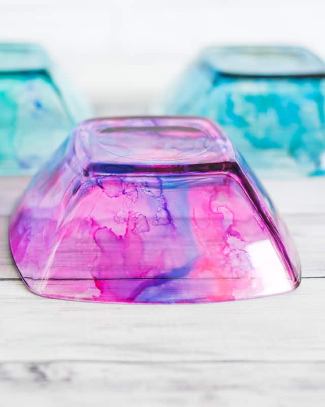 food safe dishes with alcohol inks