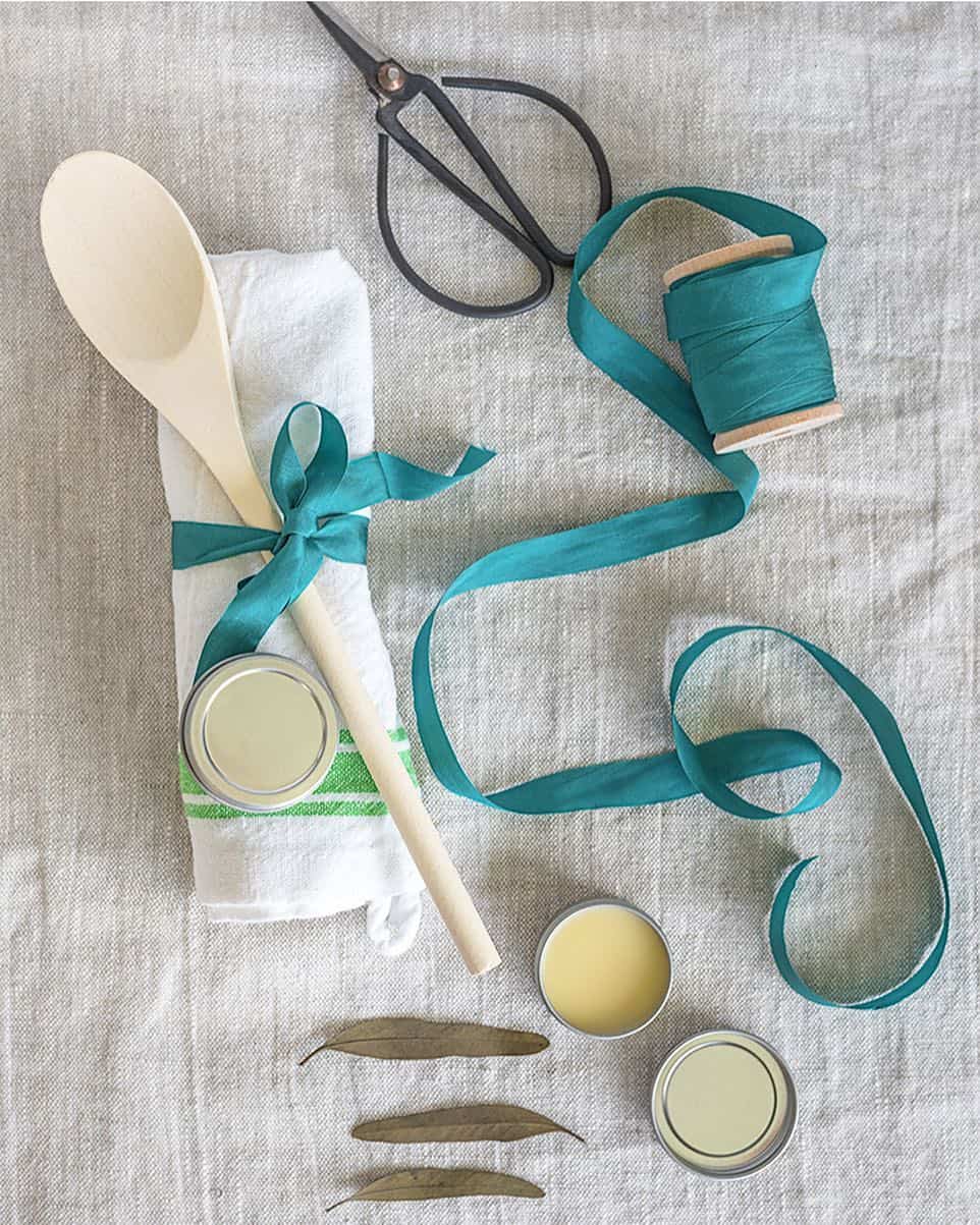Who is sick of unnecessary chemicals in products? We decided to design and build our own baby furniture and I was so frustrated trying to find something I didn't mind using while pregnant that I made my own! Today's tutorial shows how to make a super easy DIY furniture polish that's also perfect as a cutting board conditioner. It makes a wonderful addition to a gift set, too!