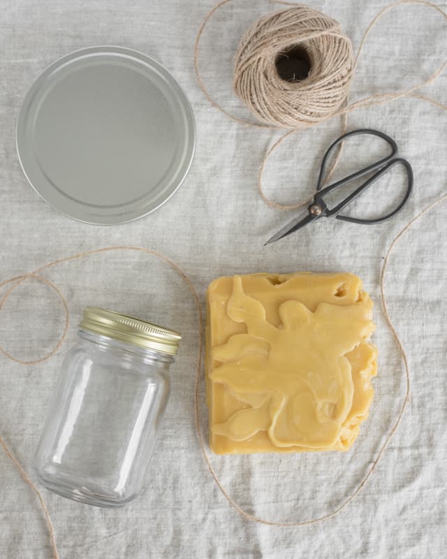 materials for DIY natural wood polish