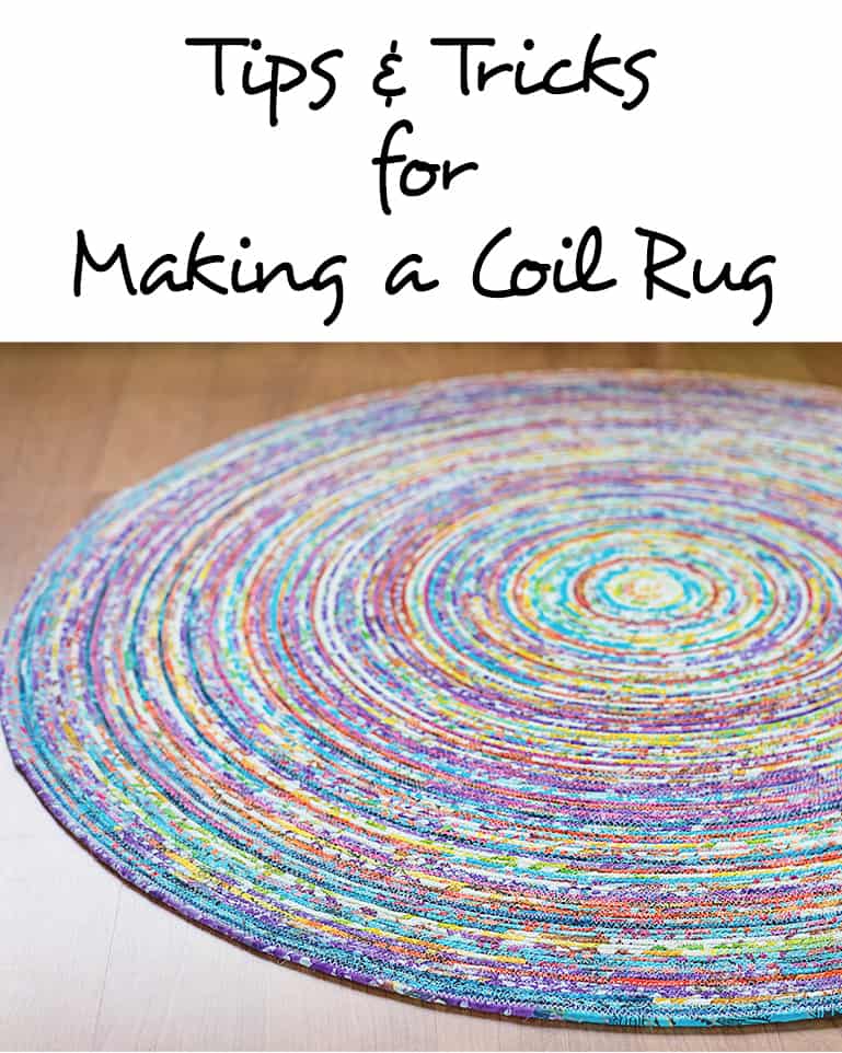 Tips and tricks for making a coil rug
