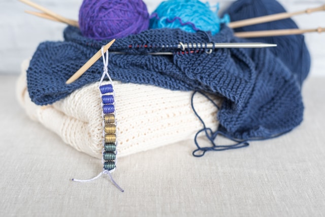easy DIY row counter for knitting