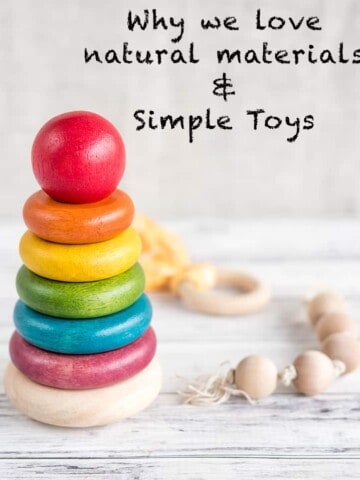 Montessori-inspired parenting - why we love natural materials and simple toys for our baby