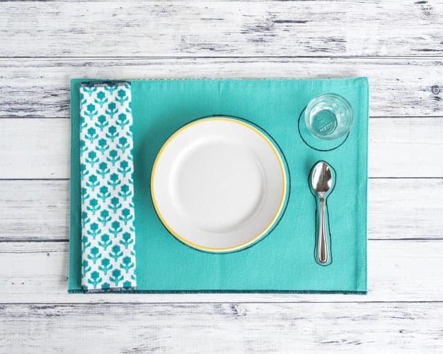 easy DIY Montessori infant placemat