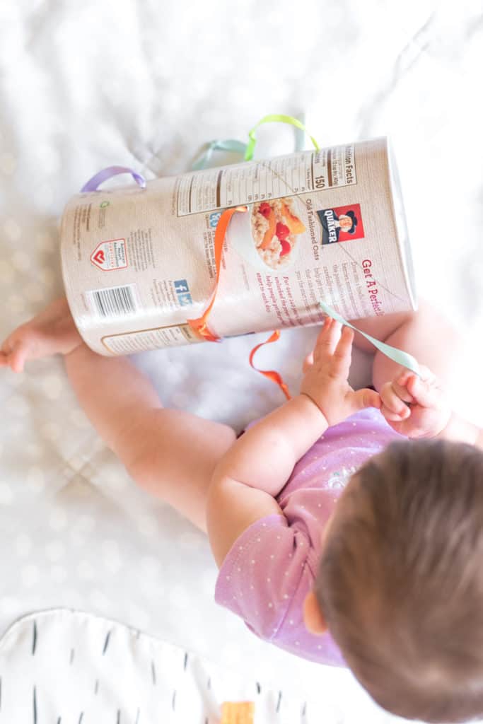 Water Bottle Toys For Babies and Toddlers - Pink Oatmeal