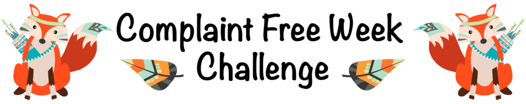 complaint free week challenge banner