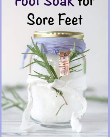 foot soak for sore feet recipe