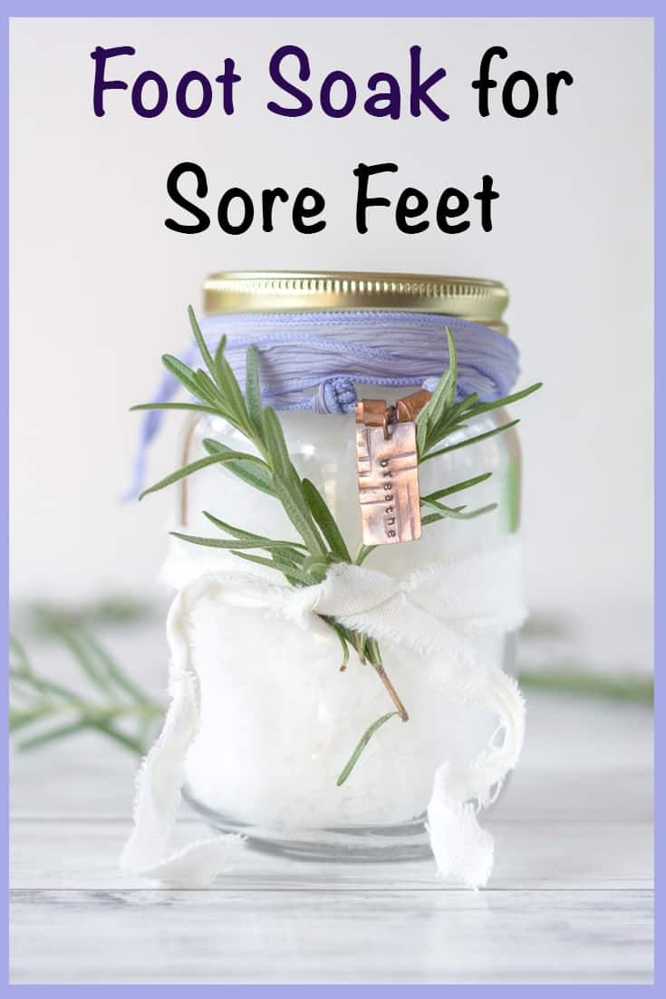 Foot Soak for Sore Feet Magnesium Rosemary Foot Soak Recipe The