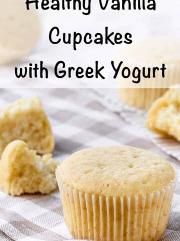healthy vanilla cupcakes with greek yogurt recipe