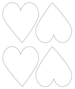 15+ Heart Template Printables - Free Heart Stencils and Patterns - The ...