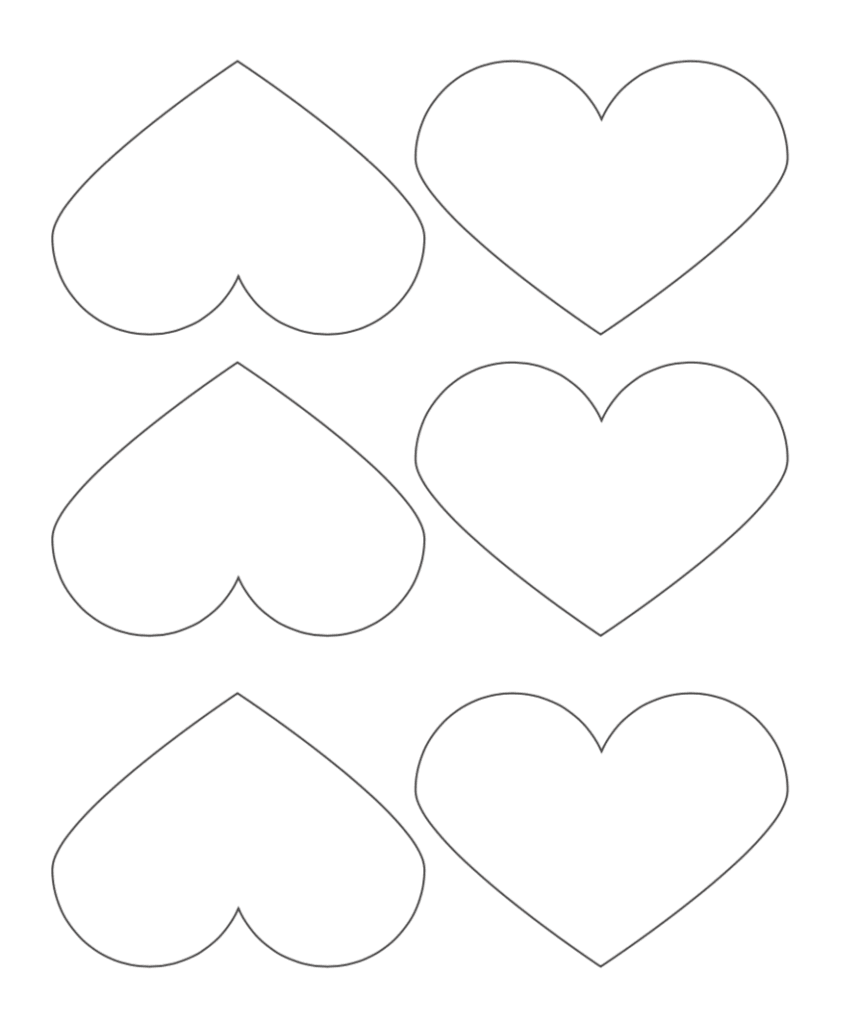 15+ Heart Template Printables - Free Heart Stencils and Patterns - The ...