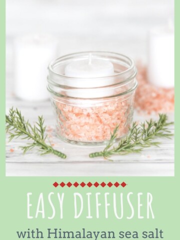 Easy homemade diffuser with Himalayan salt