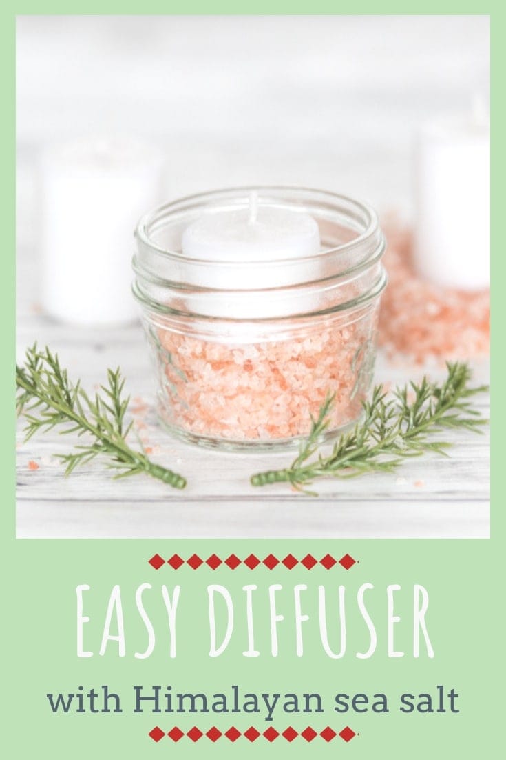 Easy homemade diffuser with Himalayan salt