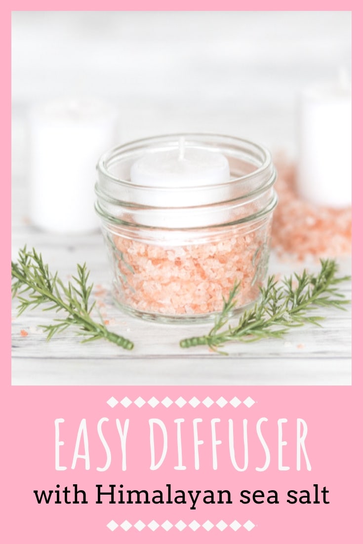 Easy homemade diffuser with Himalayan sea salt #essentialoilrecipe #essentialoildiffuser