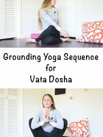 Grounding yoga sequence for fall