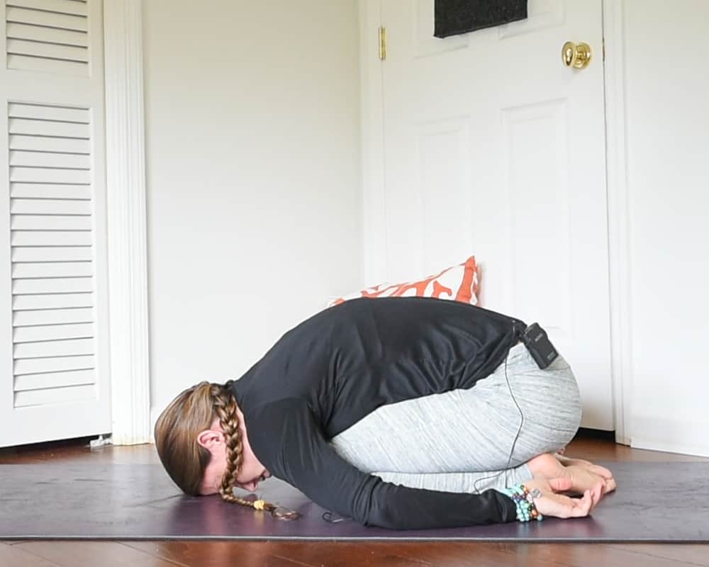 child's pose yin yoga