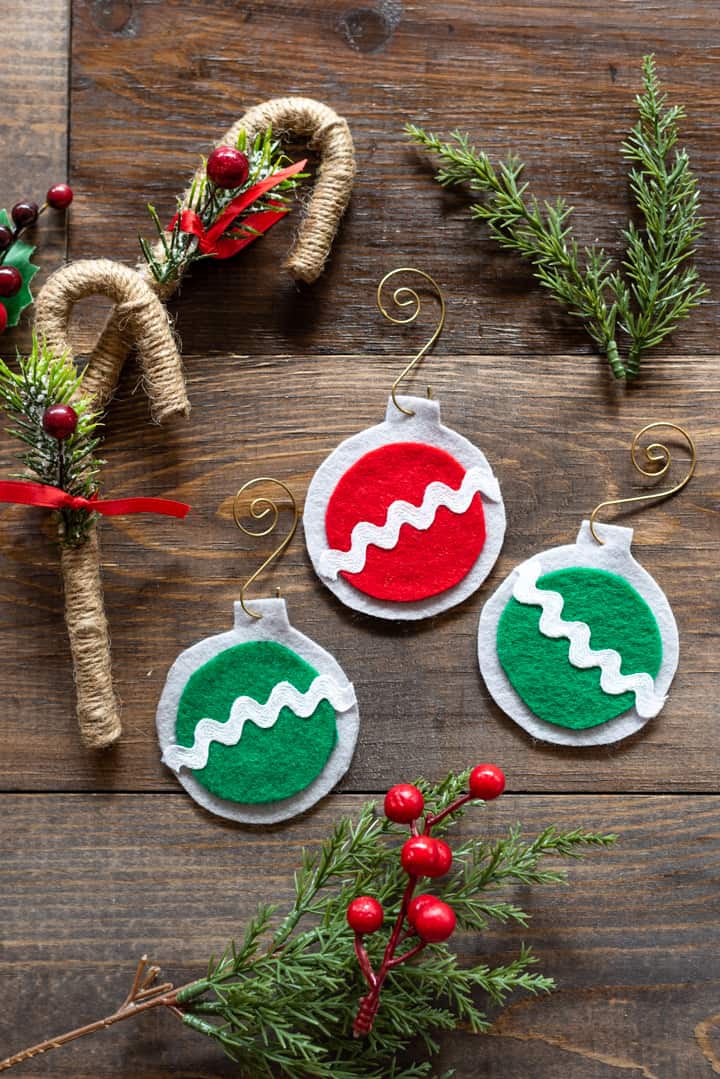 felt christmas ornament pattern