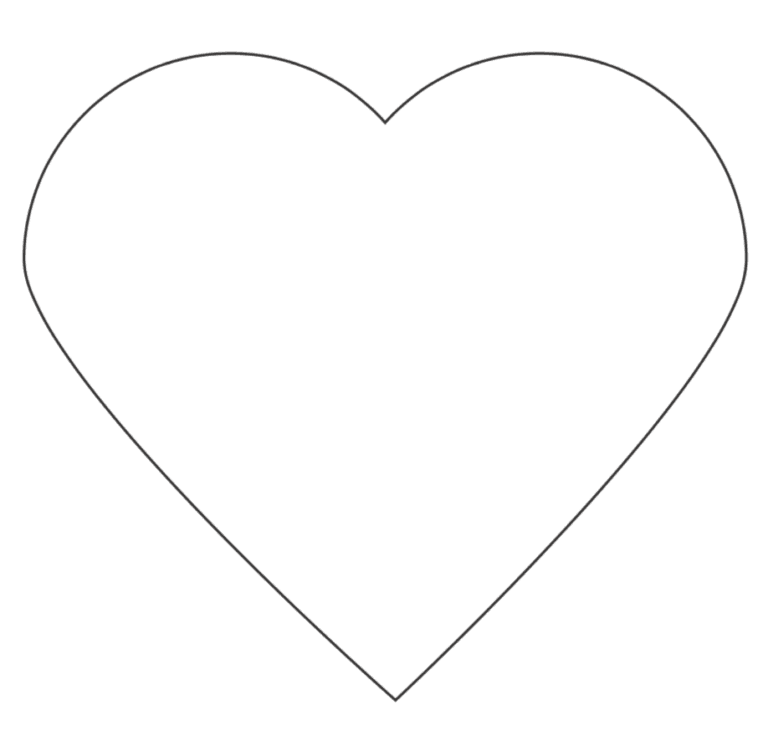 15+ Heart Template Printables Free Heart Stencils and Patterns The