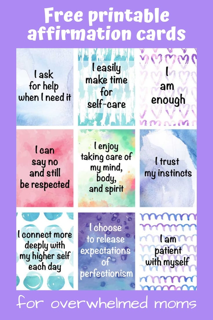 Shower Self-Care Affirmation Cards, Original Edition