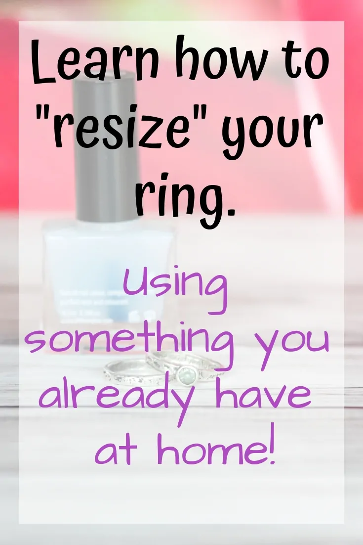 Genius Hack to Make your too big Ring fit! - How to Make a Ring Smaller at  Home with Nail Polish - The Artisan Life