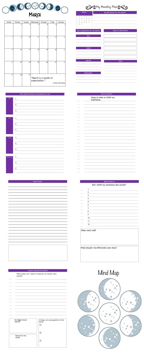 Free Planner Printables for Your Best Year 2020 - The Artisan Life