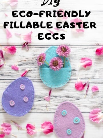 DIY Eco-Friendly fillable easter eggs