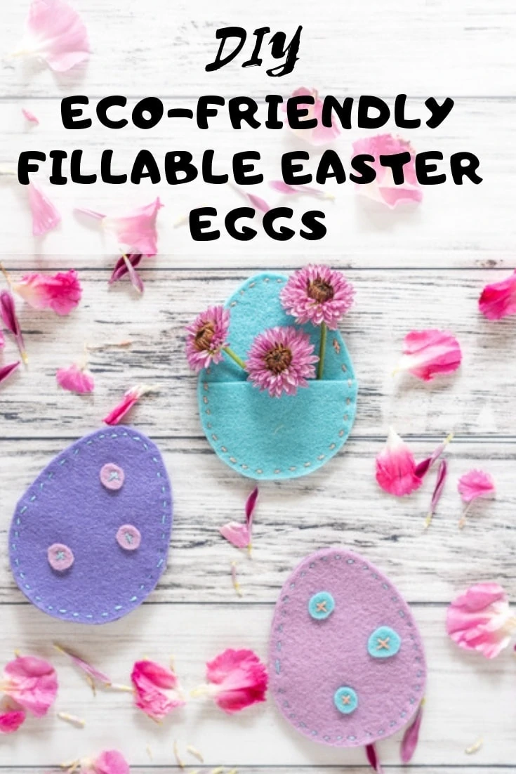 DIY Eco-Friendly fillable easter eggs