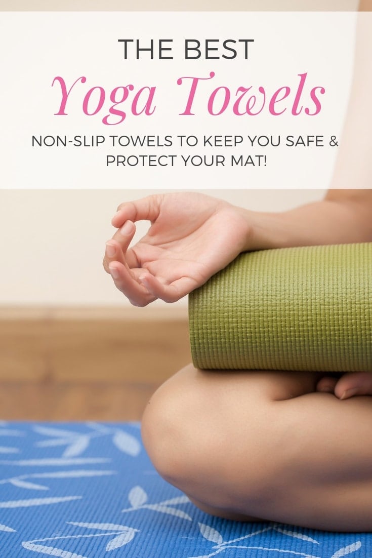 Hot yoga towel with non-slip beads 73 25 | 185x63 cm Hygienic yoga towel overlay for yoga mat NirvanaShape® Non-slip yoga towel