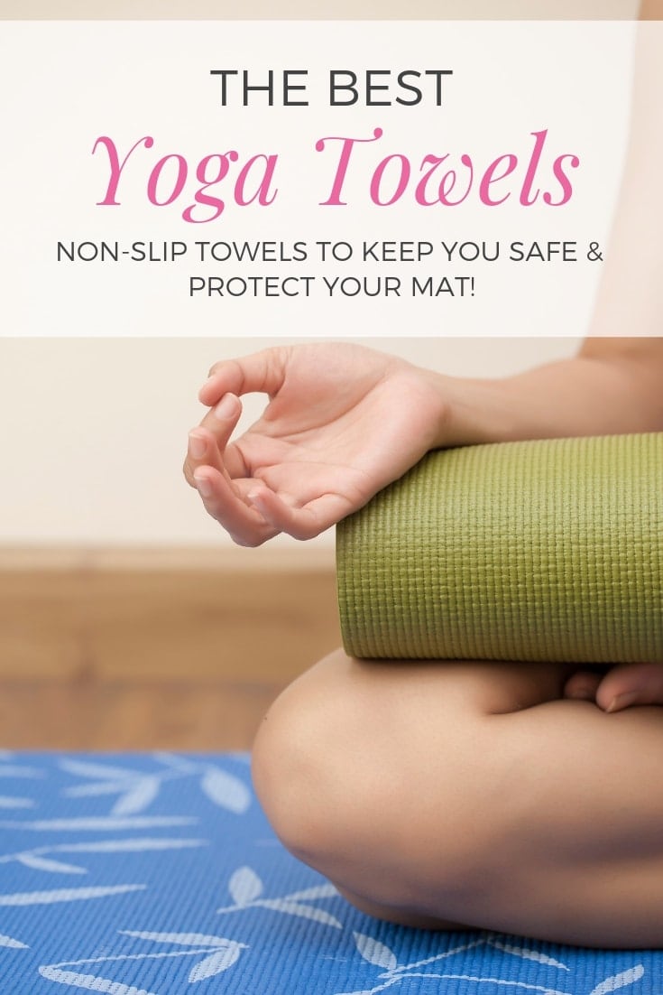  Heathyoga Non-Slip Hot Yoga Towel, Stickyfiber Non